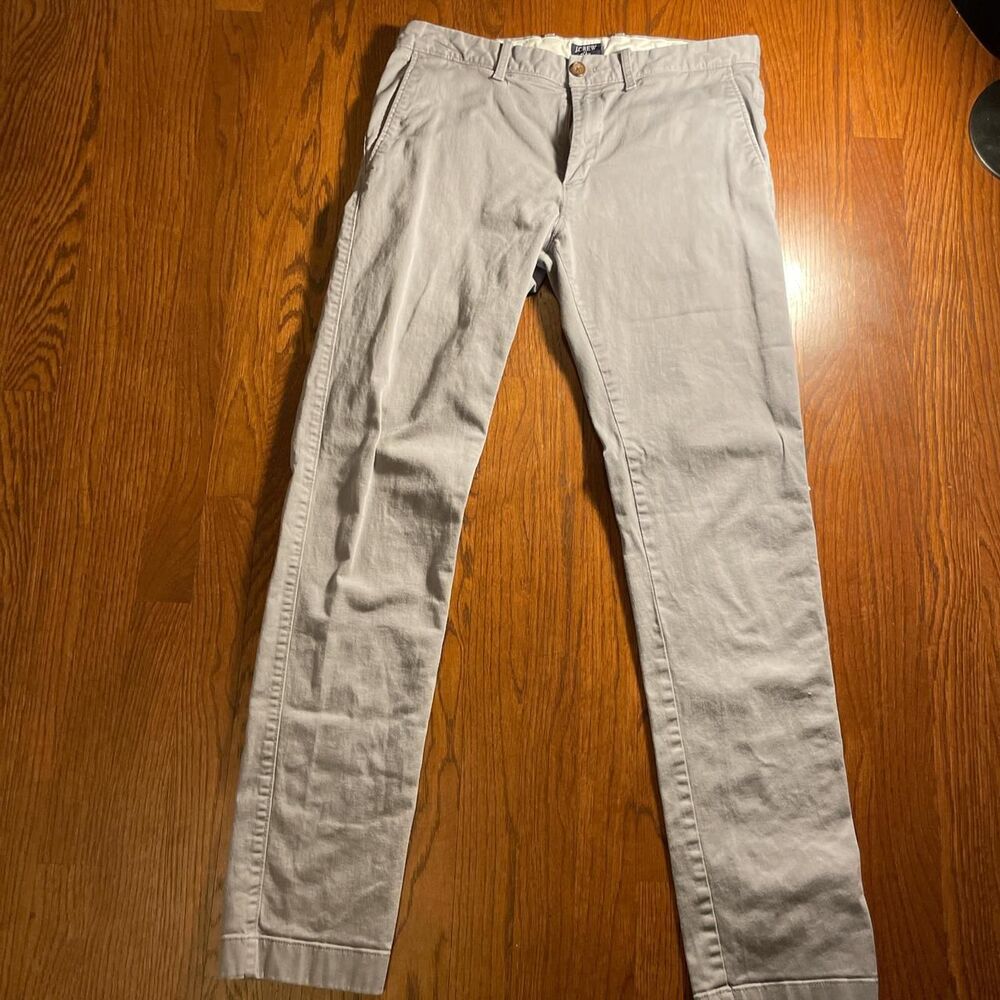 Jcrew Men's Grey and Tan Trousers
